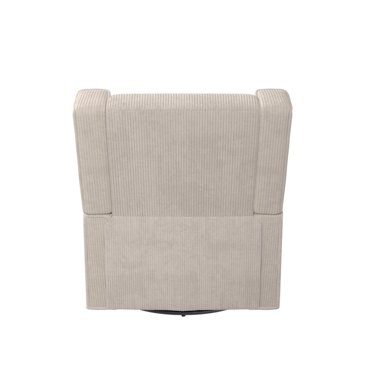 Elysian Swivel Recliner Chair and Glider - Ivory