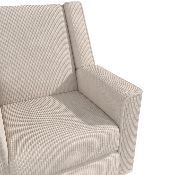 Elysian Swivel Recliner Chair and Glider - Ivory