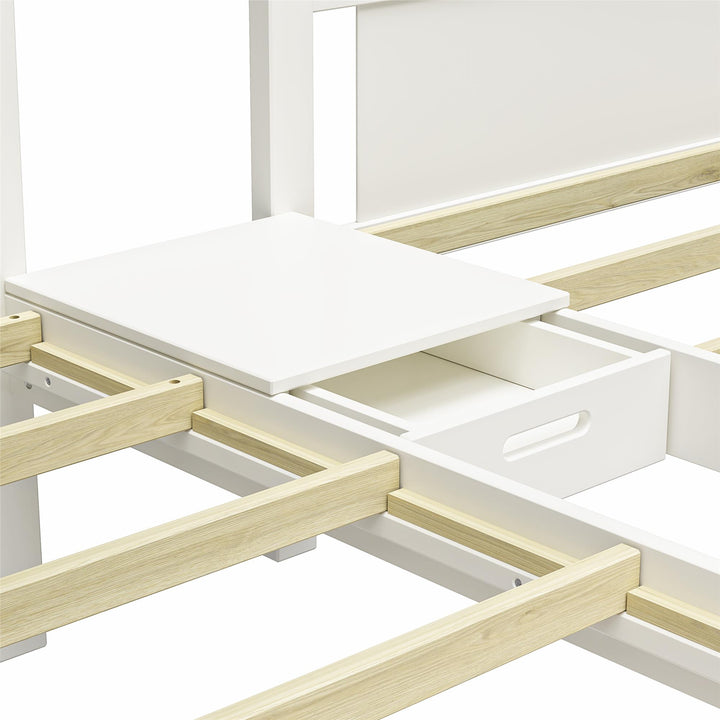 Zayden Twin over Twin & Twin Triple Bunk Bed for Kids - White - Twin/Twin & Twin