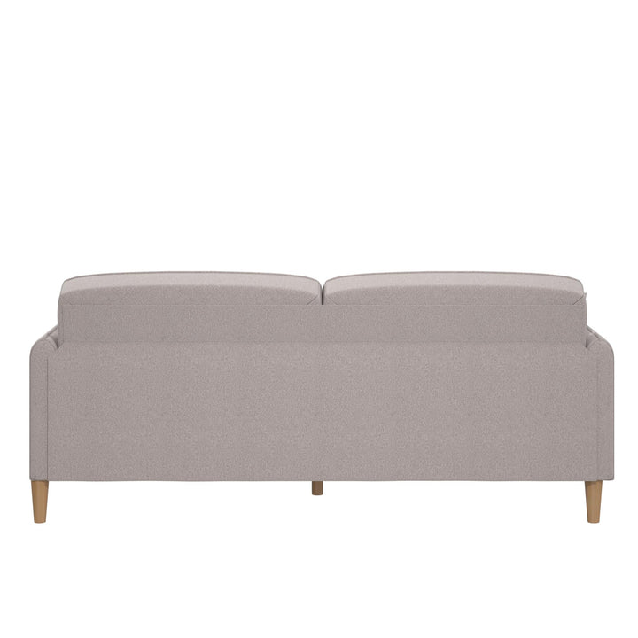 Mainstays Claremonte Sofa - Light Gray Linen - 2-Seater