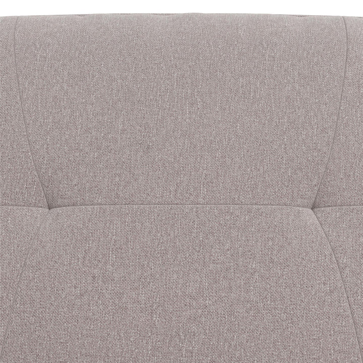 Mainstays Claremonte Sofa - Light Gray Linen - 2-Seater