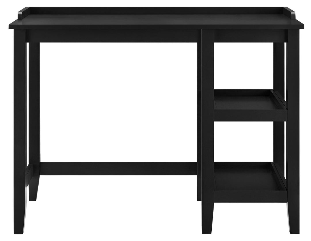 Eleanor Single Pedestal Desk - Black