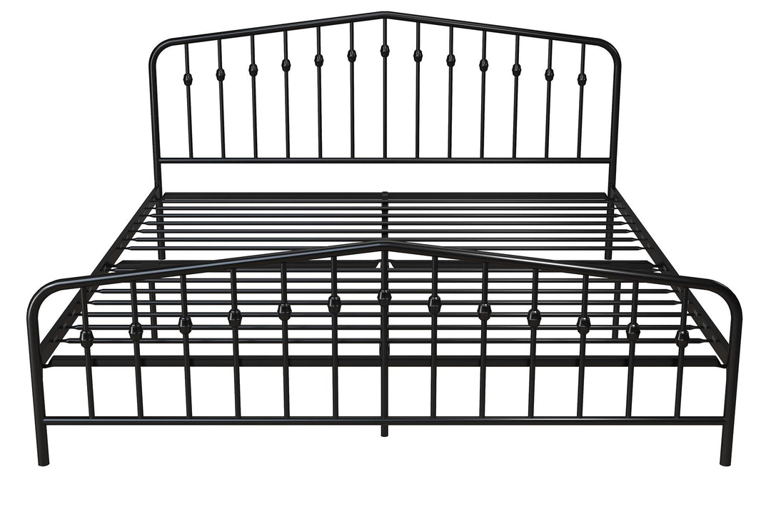 Bushwick Metal Bed - Black - King