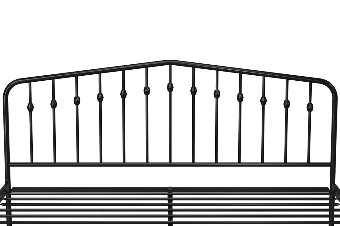 Bushwick Metal Bed - Black - King