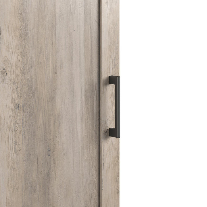 Storage safety with Tindall's wall anchor - Gray Oak