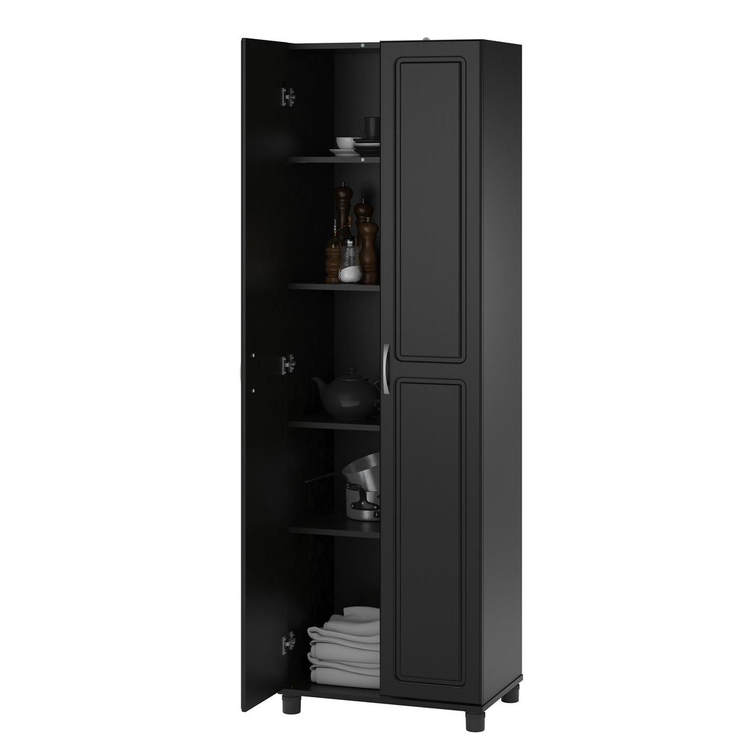 Kendall 24 Inch Multipurpose Storage Cabinet  -  Black