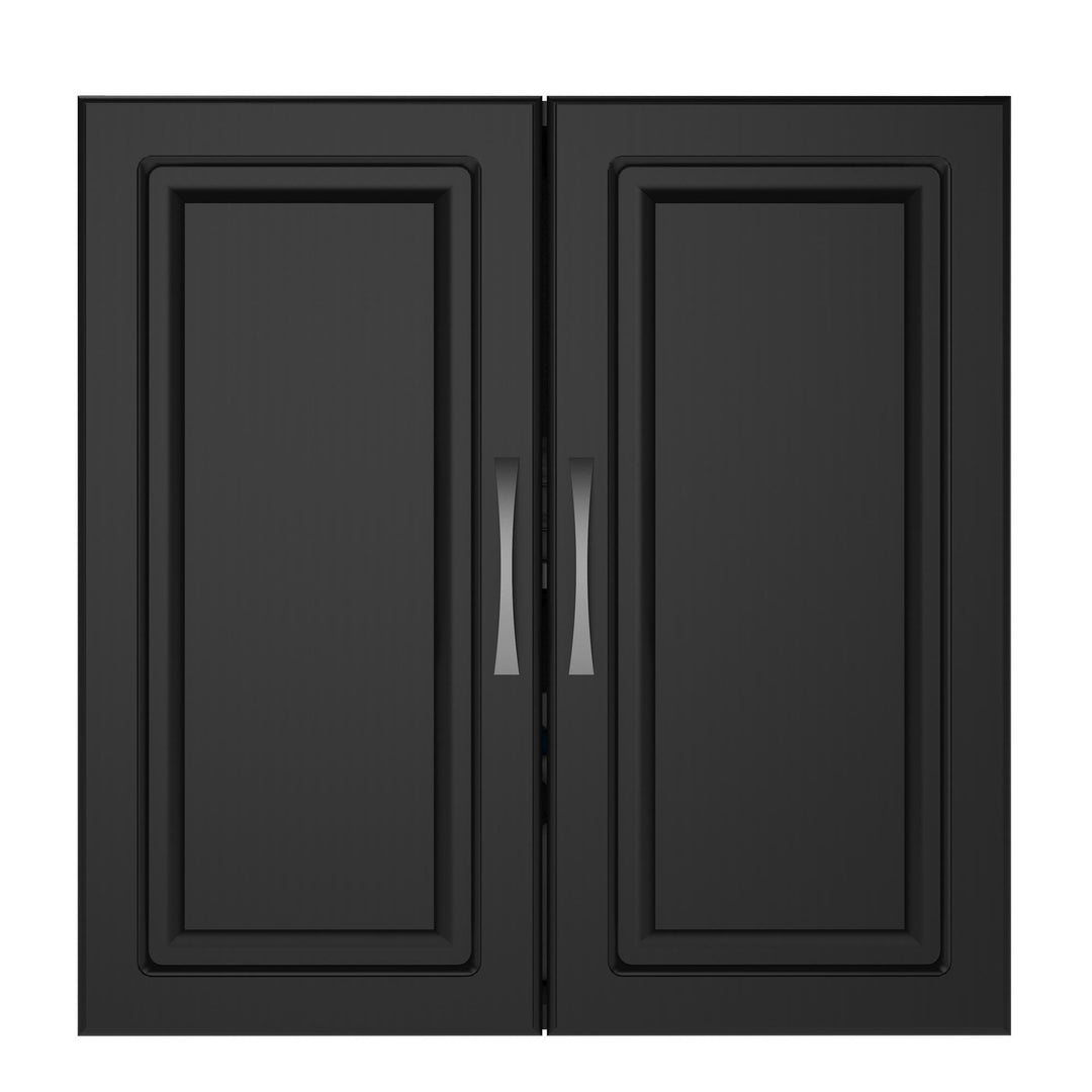 Multipurpose Wall Cabinet 24 Inch -  Black