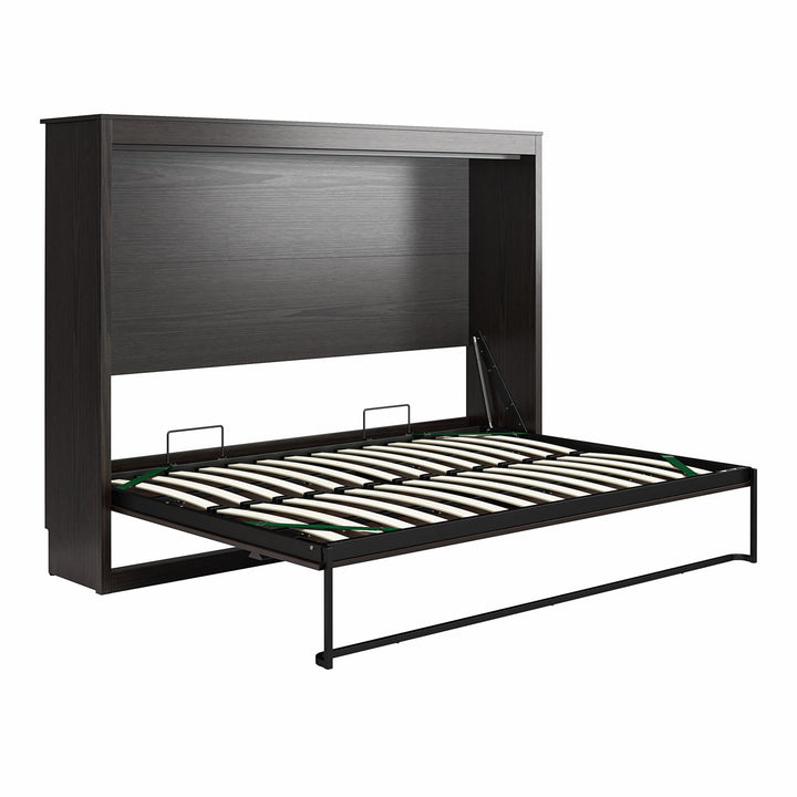 Paramount Full Size Daybed Wall Bed - Black Oak