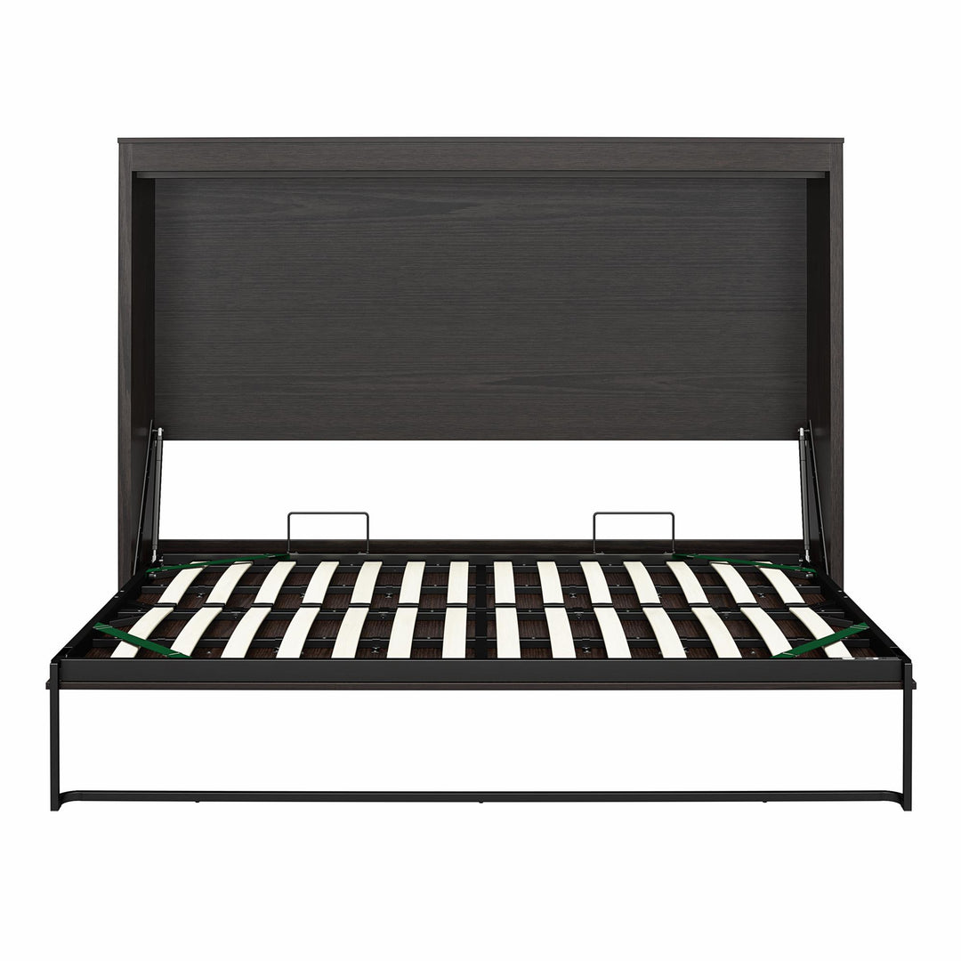 Paramount Full Size Daybed Wall Bed - Black Oak