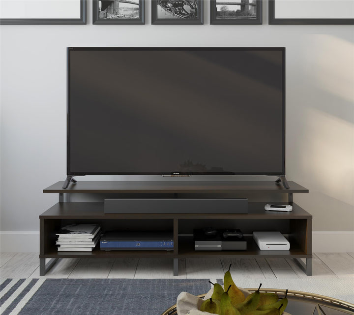 Whitby TV Stand with Four Shelves -  Espresso