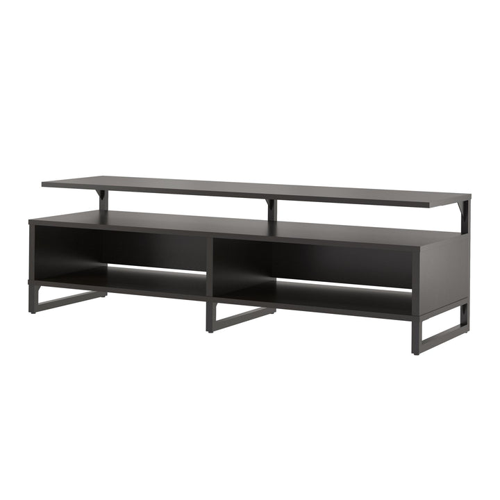 Whitby Large TV Stand with Shelves -  Espresso
