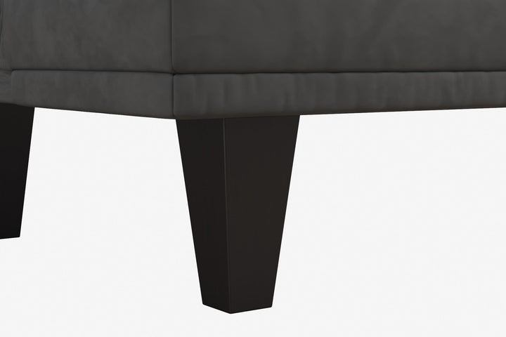 Convertible Futon for Modern Decor -  Gray