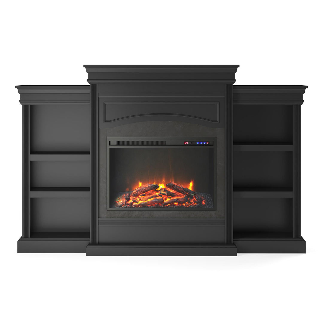 Lamont Mantel Fireplace - Black