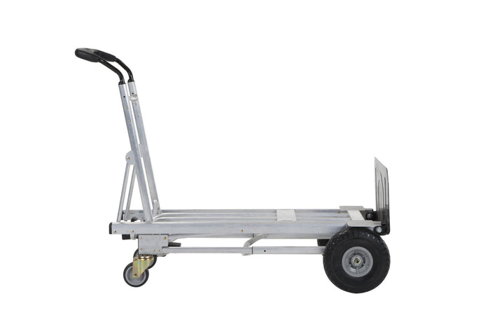 4 in 1 Steel Folding Hand Truck with Flat-Free Wheels - Black - 1-Pack