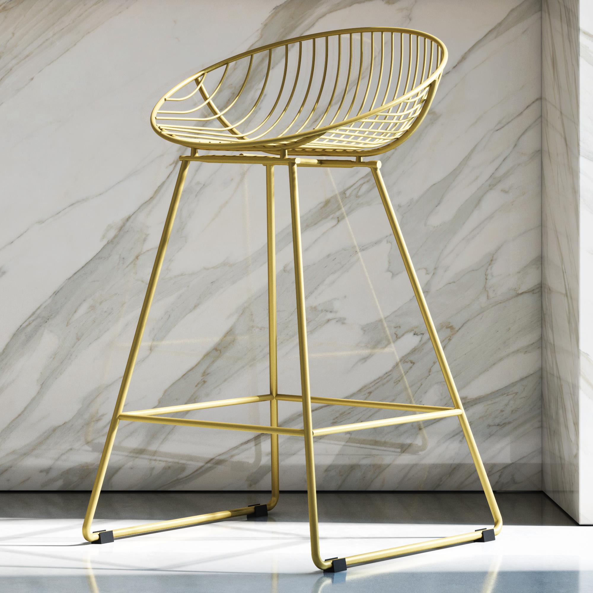 Ellis Wire Counter Height Bar Stool