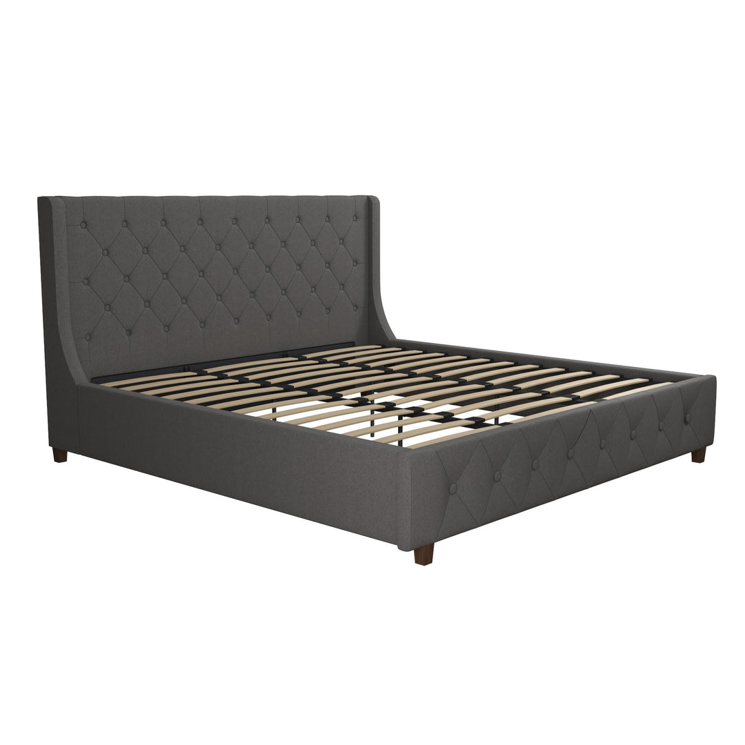 Mercer Upholstered Bed - Grey Linen - King