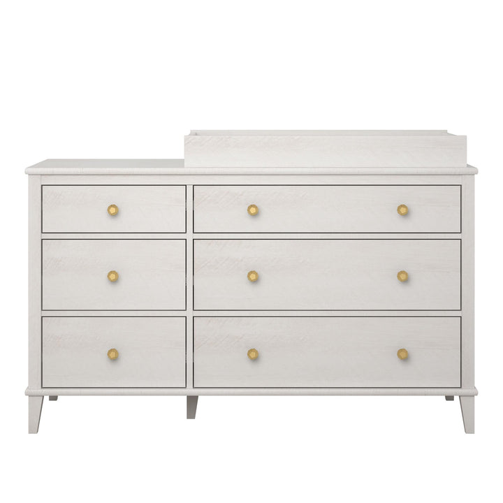 Monarch Hill Poppy 6 Drawer Changing Table with 2 Sets of Knobs - Blue