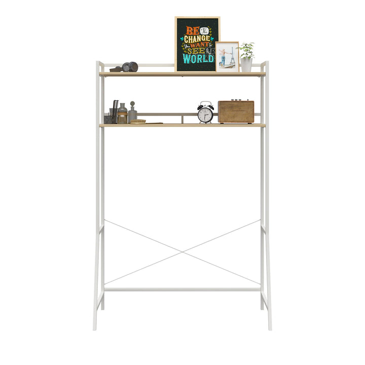 Storage for over the bed -  Blonde Oak