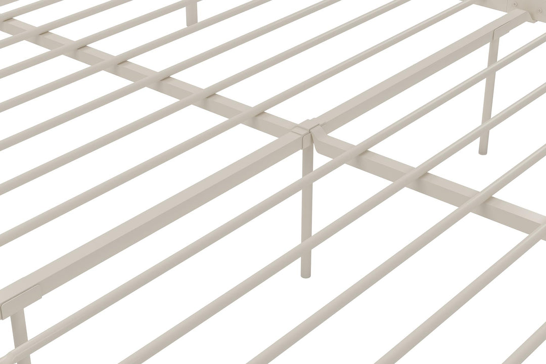 Marion Canopy Bed with Soft Clean Lines -  White 