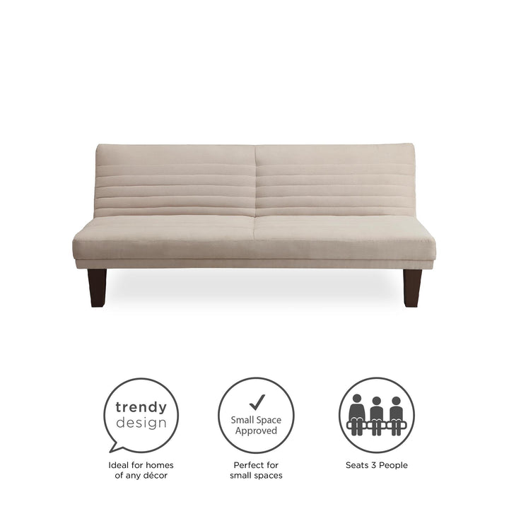 Donna Futon for Small Spaces -  Tan