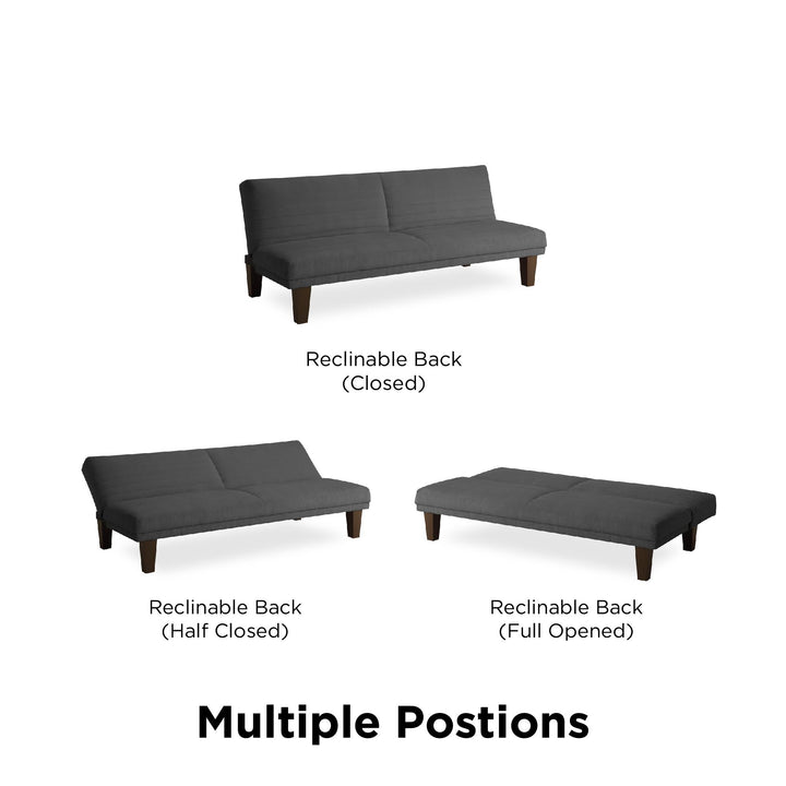 Best Donna Futon for Comfort -  Gray