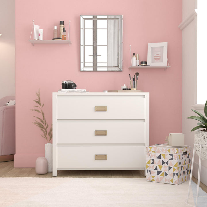 Monarch Hill Haven 3 Drawer Kids’ Dresser - White