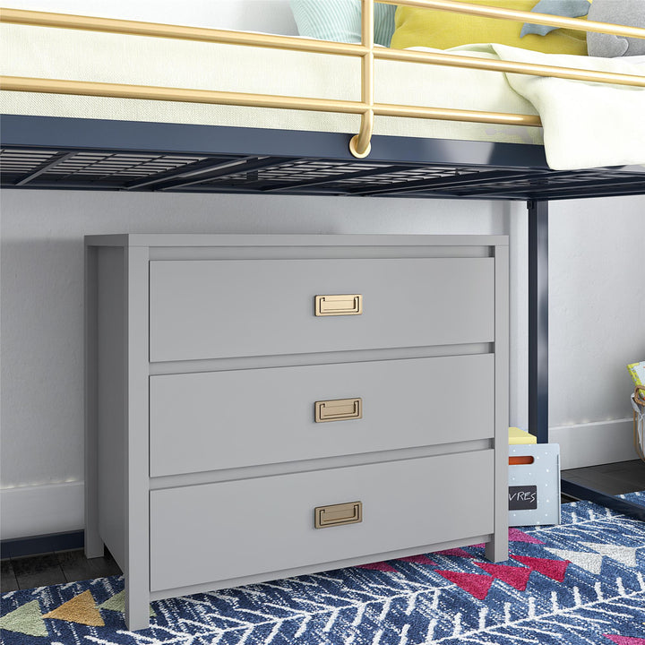 Monarch Hill Haven 3 Drawer Kids’ Dresser - Dove Gray