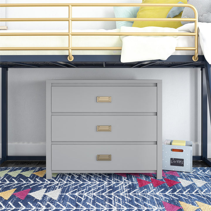Monarch Hill Haven 3 Drawer Kids’ Dresser - Dove Gray