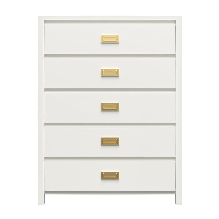 Monarch Hill Haven 5 Drawer Kids’ Dresser - White