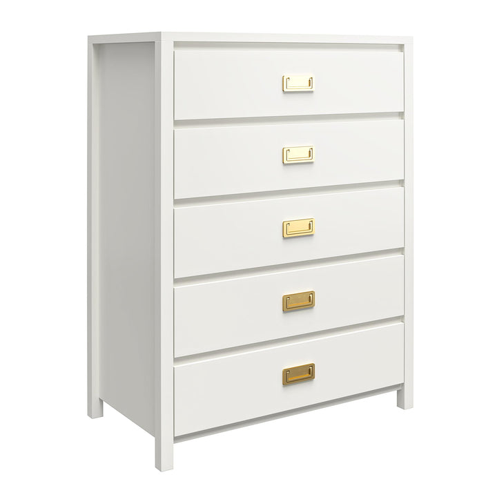 Monarch Hill Haven 5 Drawer Kids’ Dresser - White