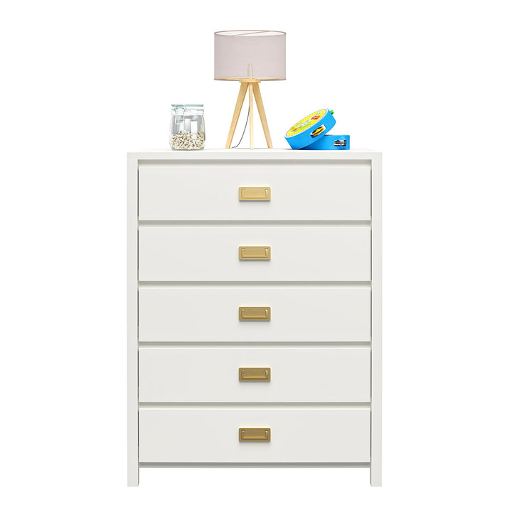 Monarch Hill Haven 5 Drawer Kids’ Dresser - White
