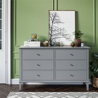 Franklin 6 Drawer Dresser with Durable Metal Slides