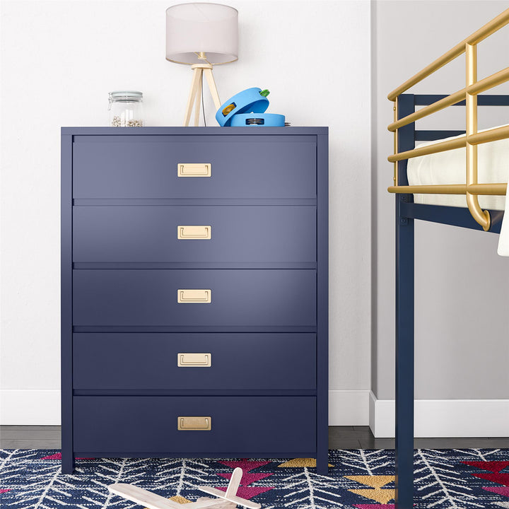 Monarch Hill Haven 5 Drawer Kids’ Dresser - Navy