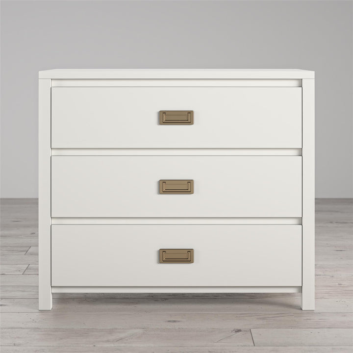 Monarch Hill Haven 3 drawer dresser -  White