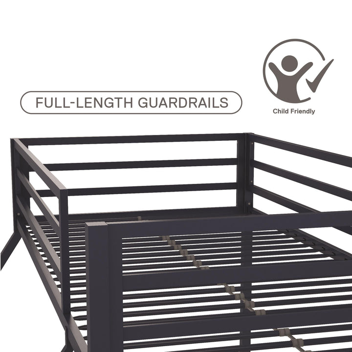 Buy Maxwell metal bunk bed -  Navy 