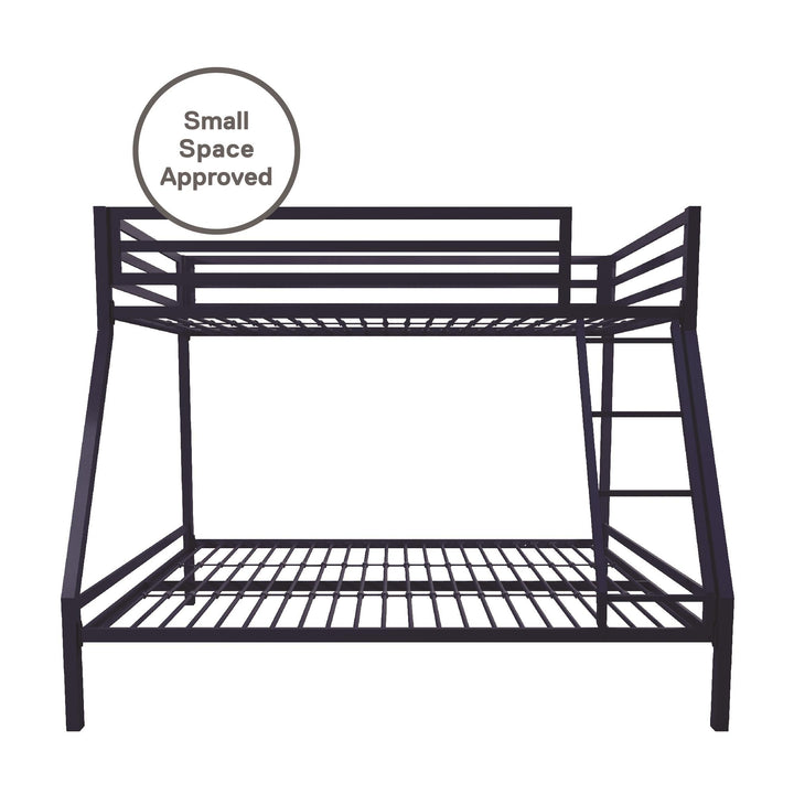 Lara Premium Twin over Full  Metal Bunk Bed - Blue - Twin-Over-Full