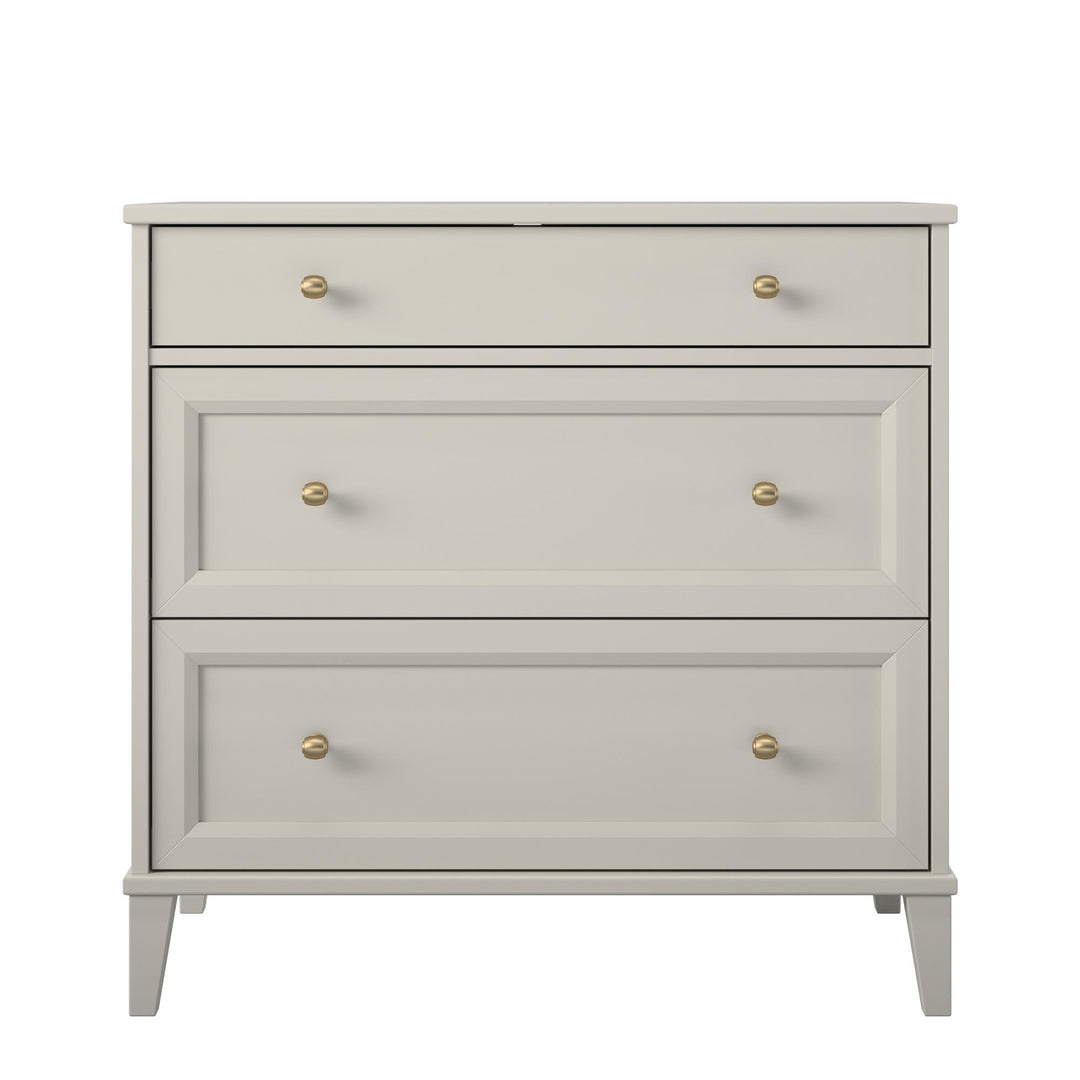 Monticello 2-Drawer Dresser with Pull-out Desk - Sharkey Grey