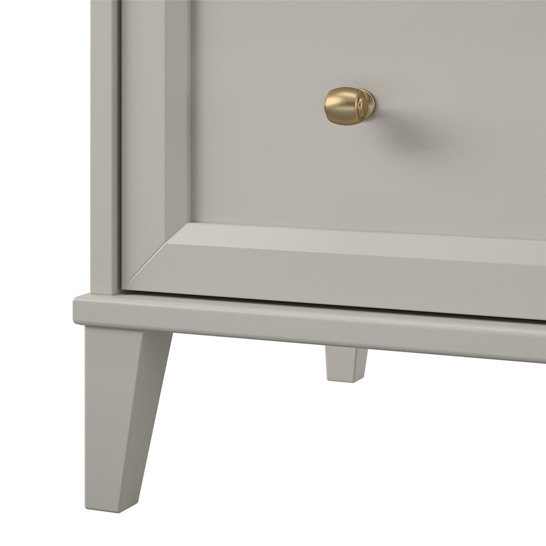 Monticello 2-Drawer Dresser with Pull-out Desk - Sharkey Grey