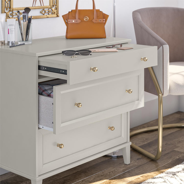 Monticello 2-Drawer Dresser with Pull-out Desk - Sharkey Grey