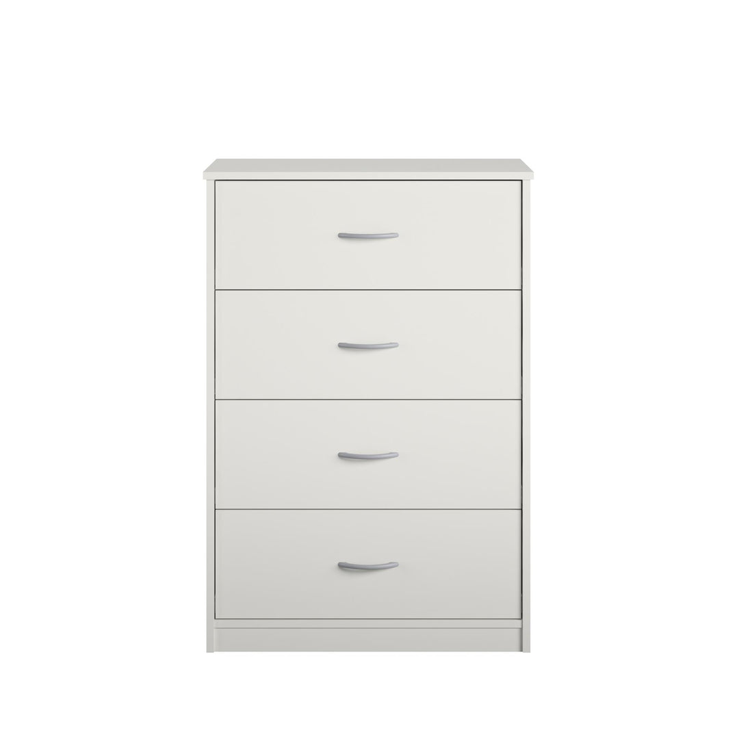Rory 4 Drawer Dresser Chest - White