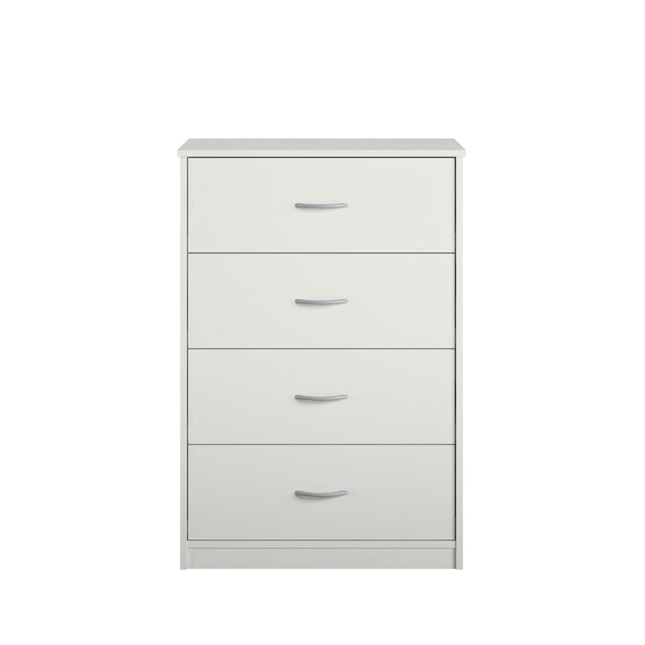 Rory 4 Drawer Dresser Chest - White