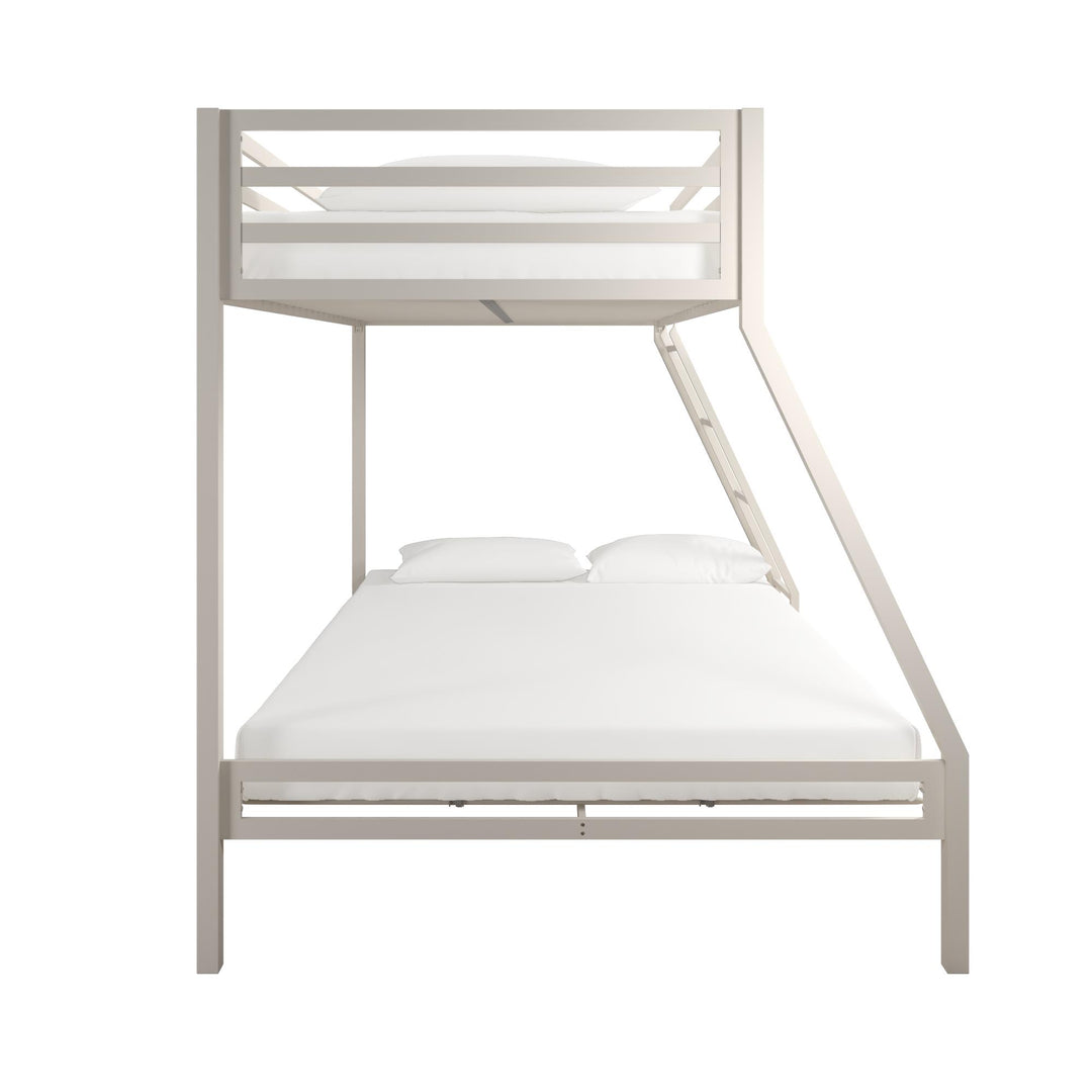 Twin and full bed combo design -  White 