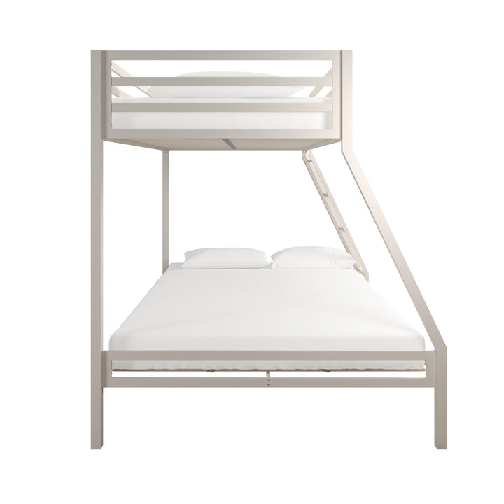 Twin and full bed combo design -  White 