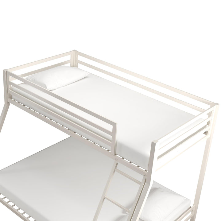 Lara bunk bed with safety features -  White 