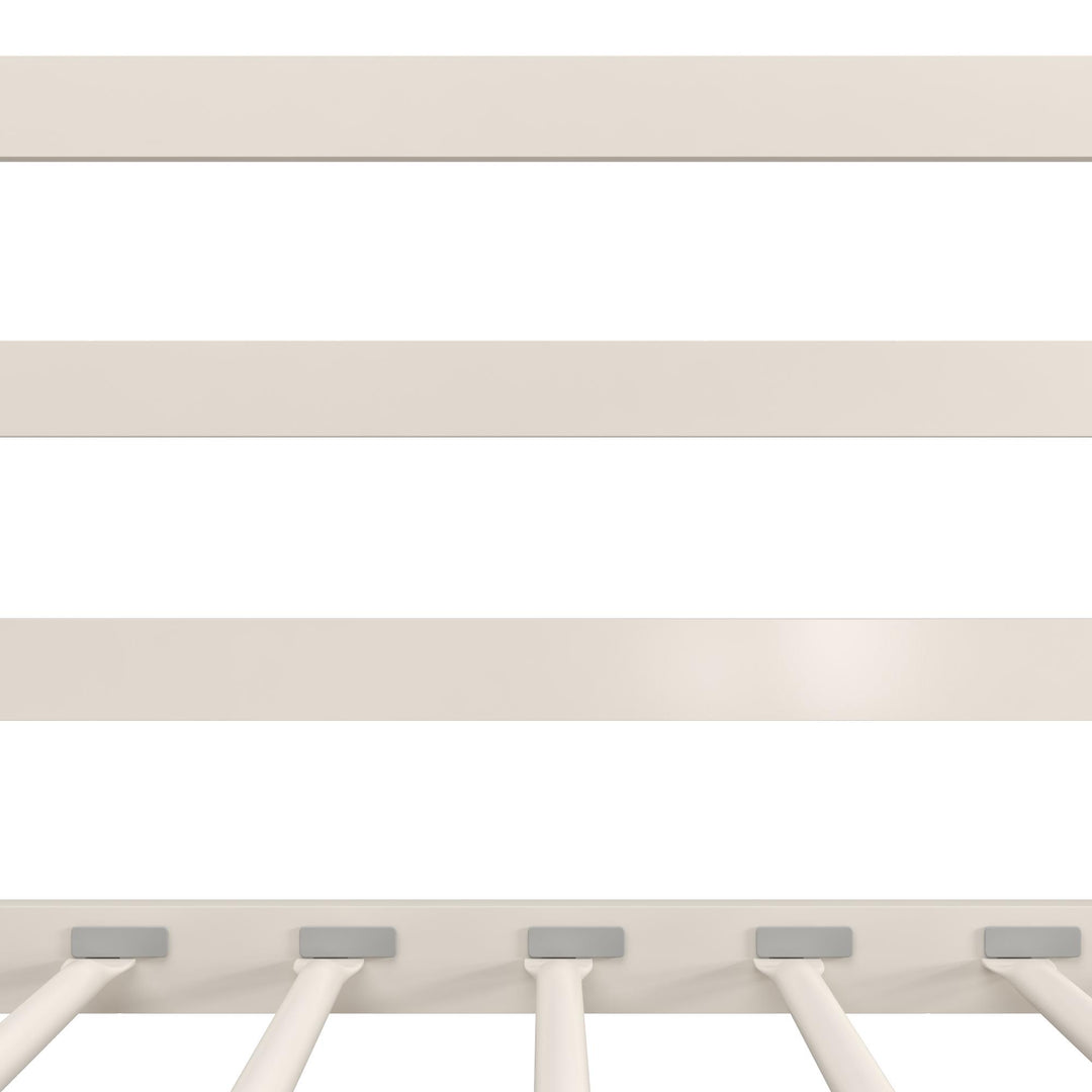 Bedroom centerpiece with metal durability -  White 