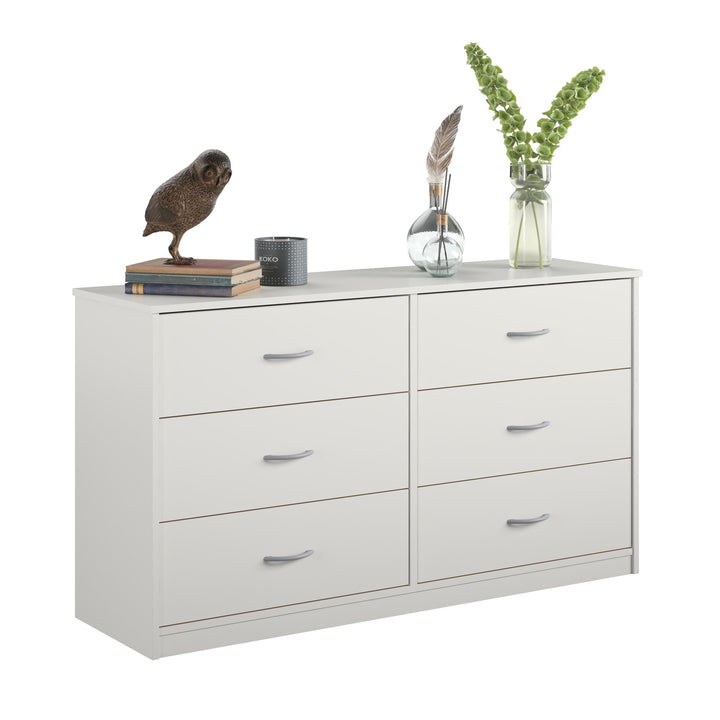 Modern wide dresser for bedrooms -  White