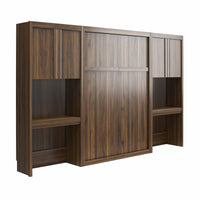 Paramount Murphy Bed Bundle with 2 Vanity/Desk Side Cabinets with Drawers