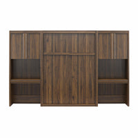Paramount Murphy Bed Bundle with 2 Vanity/Desk Side Cabinets with Drawers