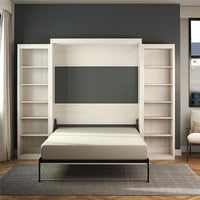 Paramount Murphy Bed with 2 Open Storage Side Cabinets