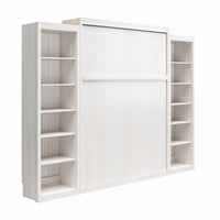 Paramount Murphy Bed with 2 Open Storage Side Cabinets